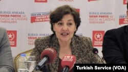 Vatan Partisi Ankara Büyükşehir Belediye Başkan Adayı Prof. Dr. Tülin Oygür